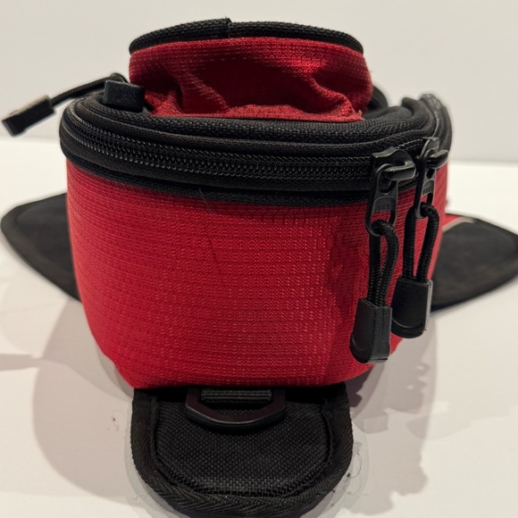 Joe Rocket Manta Magnetic Tank Bag Red Black Motorcycle Biker Travel - Picture 5 of 13